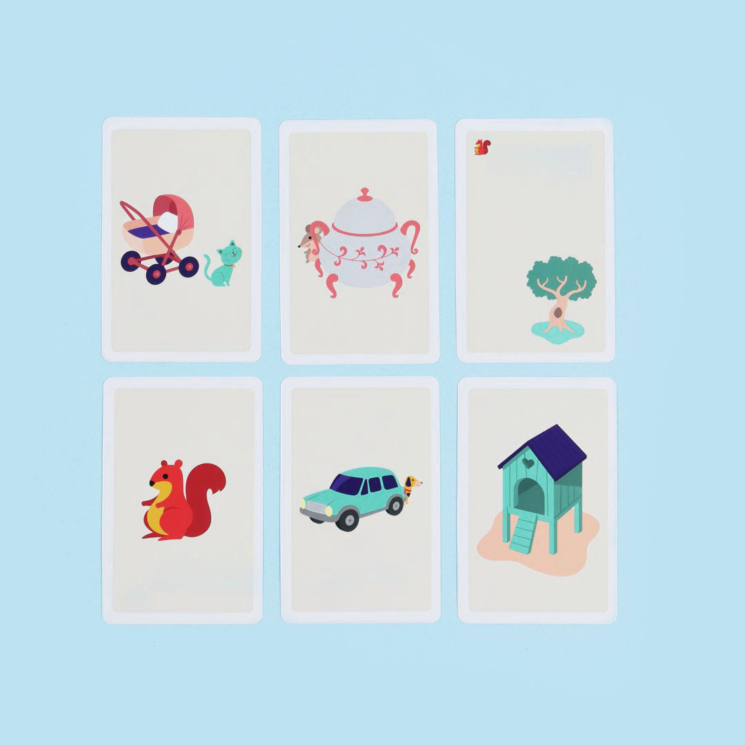 بطاقات الألوان والروابط لتعزيز الانتباه والفهم وتنمية الذاكرة