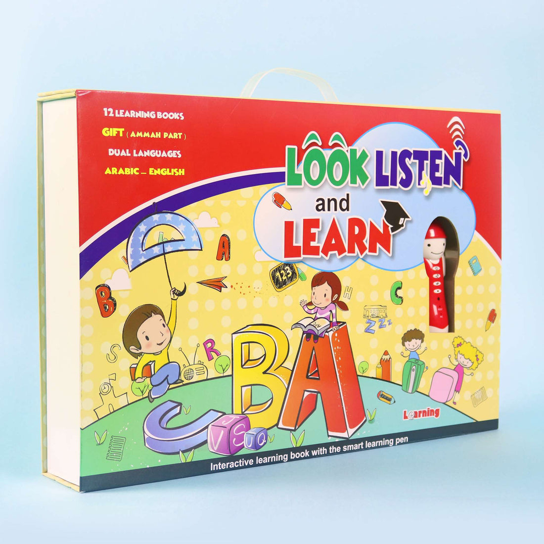 حقيبة Look Listen And Learn التعليمية: العربية والإنجليزية