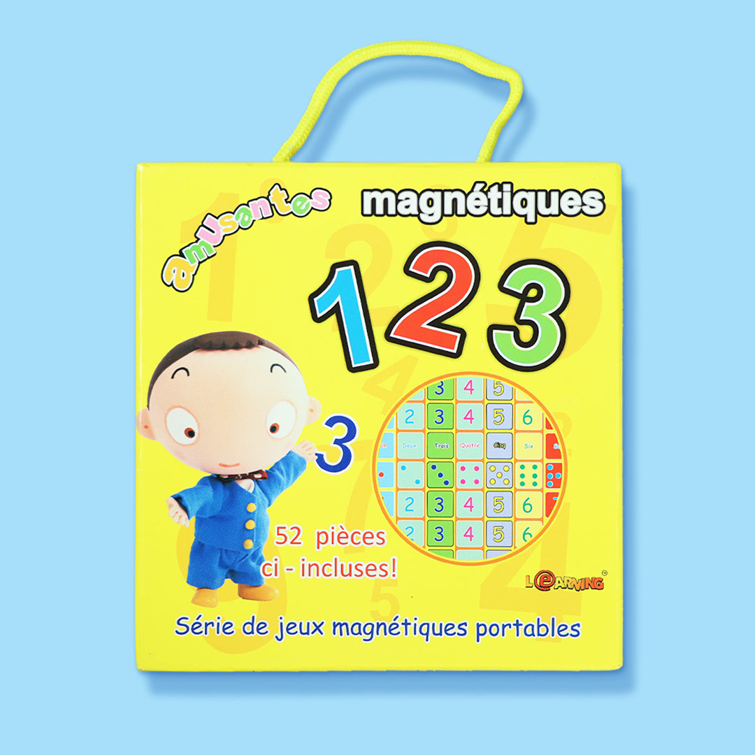 Chiffres magnétiques et symboles mathématiques pour enfants – apprentissage du calcul.