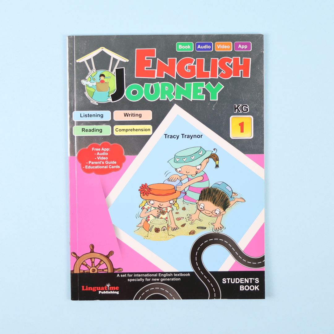 كتاب English Journey KG1 مع التطبيق برنامج متكامل لتعليم اللغة الإنجليزية للأطفال