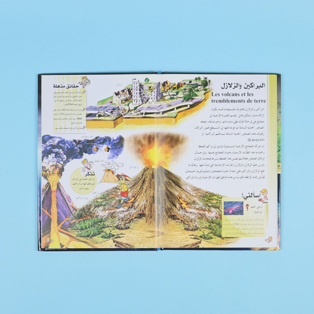 صفحات داخلية من كتاب من الموسوعة التعليمية المدرسية مرجع علمي شامل لدعم الطلاب في مختلف المواد